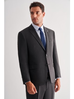 Siyah 4 Drop Comfort Fit Classic Takım Elbise 1001255121