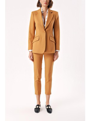 Bej Klasik Blazer Ceket 61171