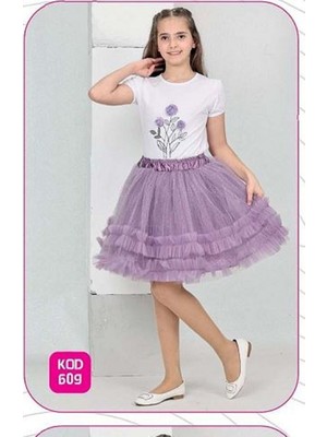 Ende Store Kız Çocuk Tshirt Etek Takım 23 Nisan 19 Mayıs 29 Ekim 10 Kasım Kıyafeti