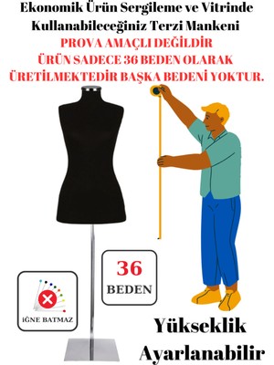 36 Beden Terzi Mankeni Vitrin Mankeni Mağaza Vitrinleri Için Ekonomik Çözüm