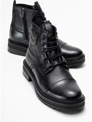 Hakiki Deri, Fermuarlı, Içi Kürklü, Suya Dayanıklı, Iç Dış Deri, Erkek Bot