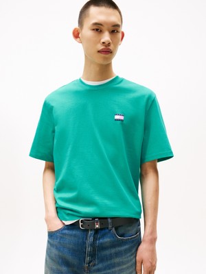 Tjm 90S Pop Col Nw Clsc T Ext Erkek Mavi T-Shirt - DM0DM21785