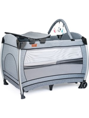 Comfymax Power Park Yatak Oyun Parkı 70X110 - Steel Grey