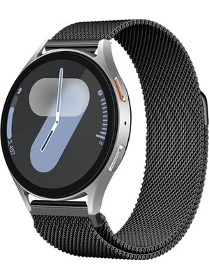 Galaxy Watch 6 / 5 / 4 Fe 40MM 44MM – Watch 6 Classic 43MM 47MM – Watch 5 Pro 45MM Uyumlu Manyetik Milanese Metal Hasır Kordon - Paslanmaz Çelik, Ayarlanabilir Manyetik Toka