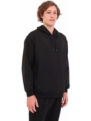 Lumberjack SN73 Hoodie Kapsonlu Erkek Sweat - Siyah