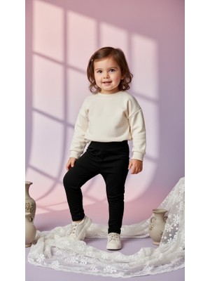 Kız Çocuk Içi Şardonlu Tayt 1-4 Yaş