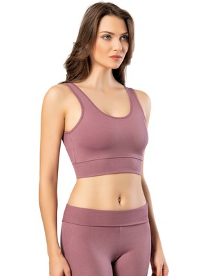 Incili Kadın Dalgıç Fitilli Kalın Askı Büstiyer