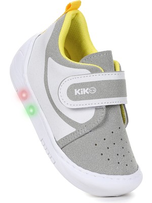  Kugan Cırtlı Işıklı Erkek Bebek Yürüyüş Spor Ayakkabı