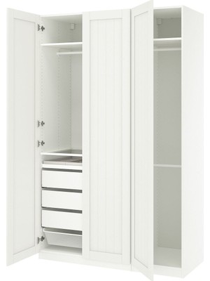 Pax Gardırop, Beyaz, 150X60X236 cm