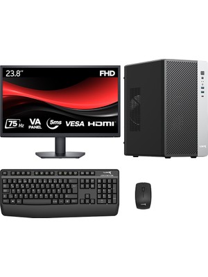 Turbox TX8188 I5 11400 16GB Ddr4 Ram 512GB Nvme SSD 23.8 Inç Monitör Masaüstü Ofis Hazır Sistem