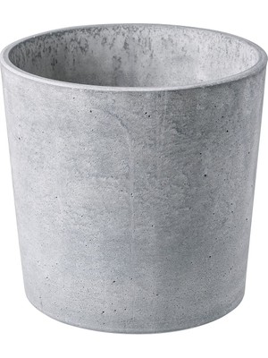 Beton Saksı, Açık Gri, 19 Cm, Iç/dış Mekan