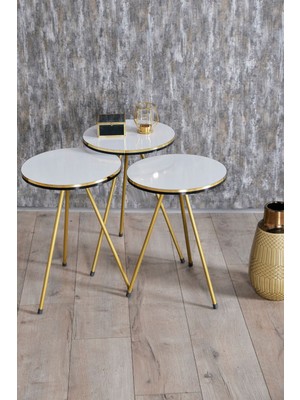 Zigon Sehpa Gümüş Efes Tel