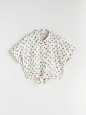 Lcw Kids Ekru Kız Çocuk Crop Bluz