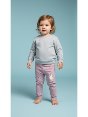 Kız Çocuk Içi Şardonlu Tayt 1-4 Yaş