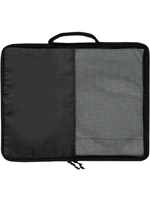 Büyük Boy 39X32X6 Siyah Valiz Içi Organizer Çanta