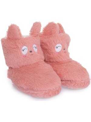 Hellobaby Kedi Desenli Kız Panduf