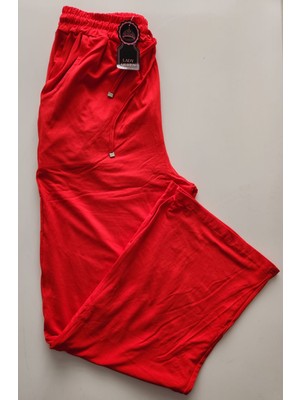 Cepli Likralı Ring Viskon Pijama Altı 3014