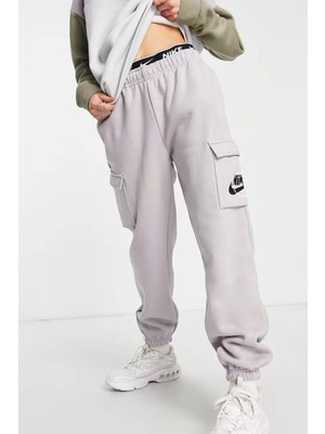 Nike Sportswear Graphic Fleece Cargo Womens Pant Kadın Eşofman Altı Lila