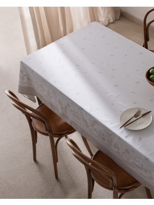 Madame Coco Calor Polycotton Masa Örtüsü - Bej - 160x160 cm