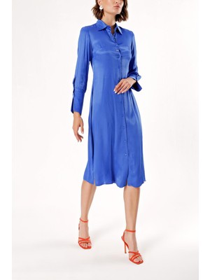 Saks Gömlek Elbise 93765