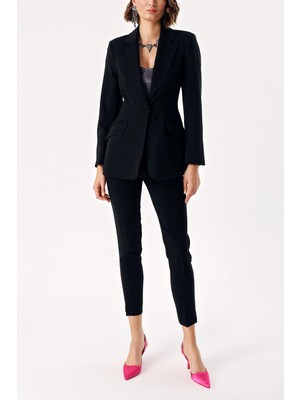 Siyah Klasik Blazer Ceket 61171
