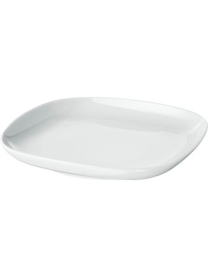 Tatlı Tabağı, Beyaz, 18X18 cm