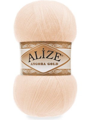 Alize Angora Gold El Örgü Ipliği 681 Somon  - 1 Adet