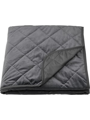 Yatak Örtüsü, Koyu Gri, 160X250 cm