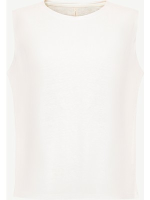 Yargıcı Kolsuz Bisiklet Yaka T-shirt