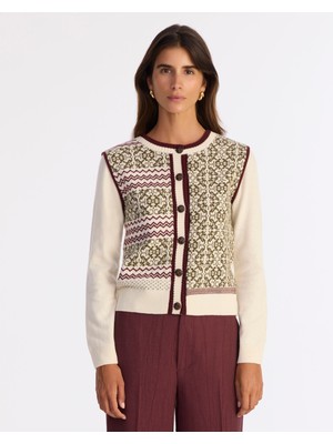 Regular Dik Yaka Uzun Kol Hırka