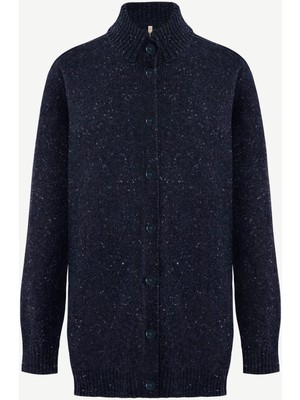 Regular Dik Yaka Uzun Kol Hırka