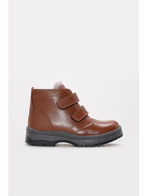 Fast Step Hakiki Deri Kürklü  Erkek Çocuk Klasik Bot 006KXA6002