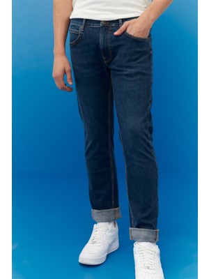 Lee Daren Regular Straight Fit Normal Bel Esnek Jean Kot Pantolon