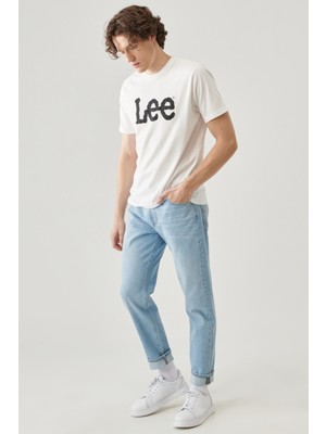 Lee Erkek Luke Slim Tapered Fit Normal Bel Esnek Jean Kot Pantolon