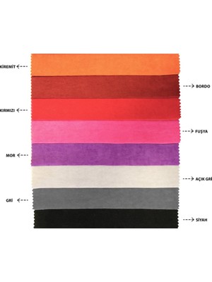 Goccia 2'li Kadife Dokulu Fitilli Kırlent Kılıfı Gri