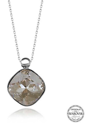 Aya Diamond Swarovski Crystal Taşlı Gümüş Kadın Kolye