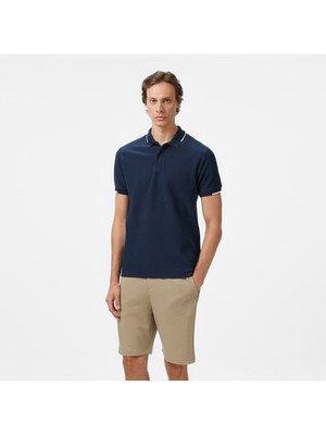 Nautica Erkek Lacivert Classic Fit Polo Yaka T-Shirt K55348T.4NV