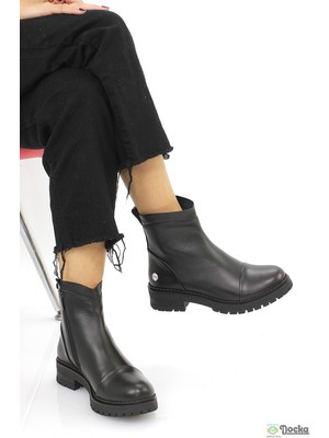 Mammamia Mammimia Kadın Spor Tarz Düz Taban Bağcıksız  Ortopedik Bot M26/KB1665