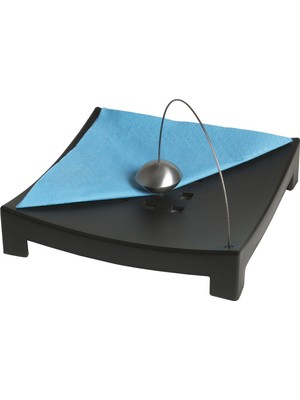 Peçetelik, Siyah, 22X22 cm