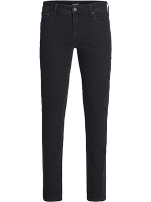 Jack & Jones Rahat Kesim Dar Paça Yüksel Bel Siyah Erkek Kot Pantolon 12246951