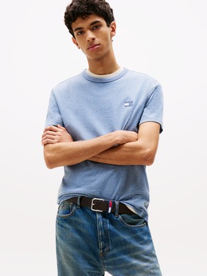 Tjm Reg Badge Tee Ext Erkek Mavi T-Shirt - DM0DM20322