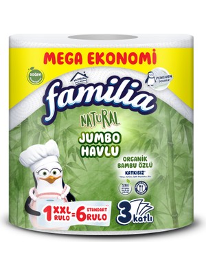 Familia Jumbo Kağıt Havlu 1xxxl = 6 Rulo