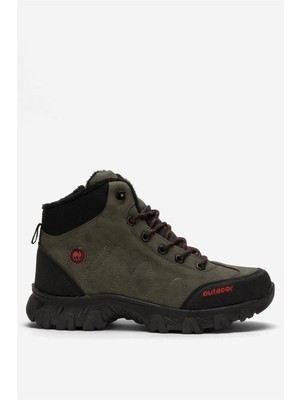 Soğuk Geçirmez Unisex Uzun Outdoor Trekking Bot Ayakkabı HAKİ