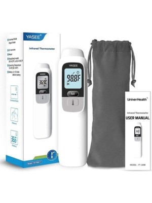 Yasee FT-100B Temassız Ateş Ölçer Alından Ölçüm Modeli ile Hızlı ve Hijyenik Kullanım