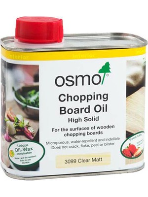 Osmo 0,5 L Şeffaf Chopping Board Oil Kesme Tahtası Yağı Suya Dayanıklı ve Kolay Uygulama