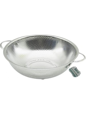 25CM  Metal Kulplu  Çelik Sepet Süzgeç Ince Tel Ayaklı (5047)