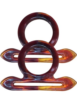 Çanta Sapı Çapa Model Kahverengi 18 cm