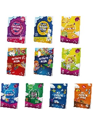 5-7 Yaş Okul Öncesi Evde Etkinlik Seti (10 Kitap)