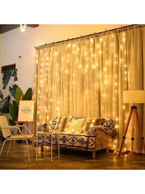 Buffer® 2x2 Metre 320 LED 8 Fonskiyonlu Dekoratif LED Günışığı Perde