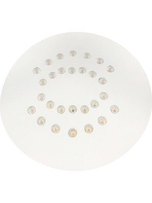 28 LED Yuvarlak Vitrin Aydınlatma Beyaz, Şık ve Parlak Serin Işıklandırma